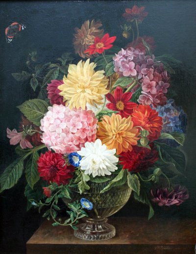 Natura morta floreale da Gottfried Wilhelm Voelcker
